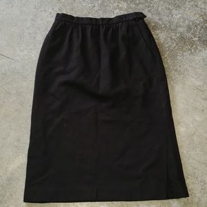 Vintage JH collection black skirt size 12 13